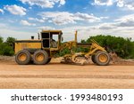 grader road construction grader ... | Shutterstock . vector #1993480193