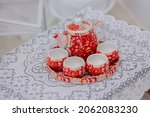 tea set used in a chinese... | Shutterstock . vector #2062083230