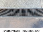 grille drain of sewer around... | Shutterstock . vector #2098803520