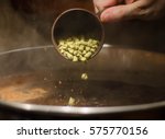 Hop addition into a beer