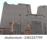 Small photo of Edfu, Egypt - Aug 25 2023: Picture showing part of the stunning Edfu Temple