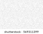 floral seamless pattern. white... | Shutterstock . vector #569311399