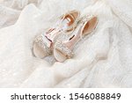 Wedding Shoes And Wedding Dress....
