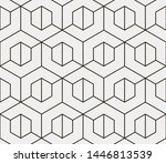 seamless vector pattern.... | Shutterstock .eps vector #1446813539