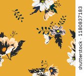 seamless floral pattern.... | Shutterstock .eps vector #1180837183