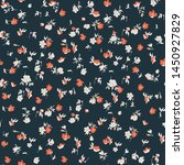 cute floral seamless pattern in ... | Shutterstock .eps vector #1450927829