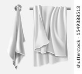 towel mockup  textile blank... | Shutterstock .eps vector #1549388513