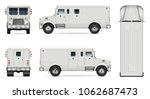 Armored Truck Vector Mock Up....