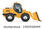 wheel loader view from side... | Shutterstock .eps vector #1505530499