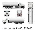 Tanker Truck Vector Template...