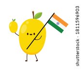 mango character design. india... | Shutterstock .eps vector #1811596903