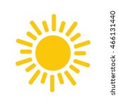 sun icon. trendy vector summer... | Shutterstock .eps vector #466131440