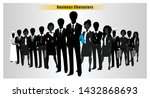 set of successful business... | Shutterstock .eps vector #1432868693