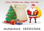 cartoon christmas santa claus ... | Shutterstock .eps vector #1853415646