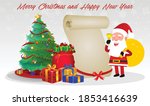 cartoon christmas santa claus ... | Shutterstock .eps vector #1853416639