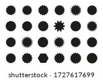 set of star burst stickers.... | Shutterstock .eps vector #1727617699