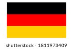 national flag of germany  3 5... | Shutterstock .eps vector #1811973409