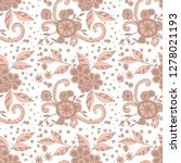 seamless pattern with little...