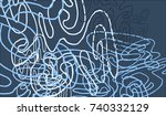 abstract background with... | Shutterstock .eps vector #740332129