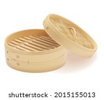 realistic detailed 3d bamboo... | Shutterstock .eps vector #2015155013