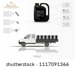 is the engine oil. infographics ... | Shutterstock .eps vector #1117091366