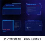 abstract technology... | Shutterstock . vector #1501785596