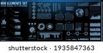 futuristic hud interface screen ... | Shutterstock . vector #1935847363