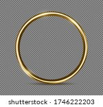 golden ring isolated on...