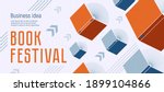 banner for book festival. open... | Shutterstock .eps vector #1899104866