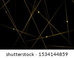 abstract black with gold lines  ... | Shutterstock .eps vector #1534144859