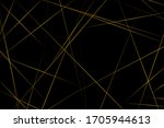 abstract black with gold lines  ... | Shutterstock .eps vector #1705944613