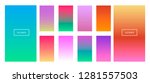 colorful backgrounds in trendy... | Shutterstock .eps vector #1281557503