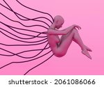 an artificial human being in a... | Shutterstock . vector #2061086066