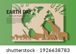 earth day  a landscape of wild... | Shutterstock .eps vector #1926638783