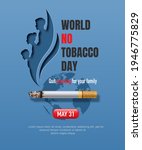 world no tobacco day  banner... | Shutterstock .eps vector #1946775829