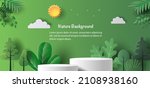 product banner  podium platform ... | Shutterstock .eps vector #2108938160