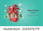 World Heart Day Concept  Happy...