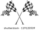 black and white leather... | Shutterstock .eps vector #119120539
