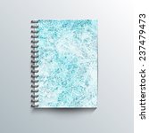 notepad template with abstract... | Shutterstock . vector #237479473