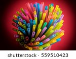 Colorful Drinking Straws In...