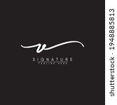 handwritten signature logo for... | Shutterstock .eps vector #1948885813
