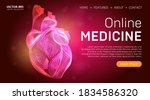 online medicine landing page... | Shutterstock .eps vector #1834586320