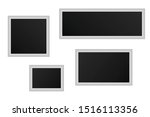 set picture frame or tv screen... | Shutterstock .eps vector #1516113356