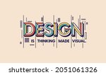 design quote in modern... | Shutterstock .eps vector #2051061326