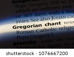 Small photo of gregorian chant gregorian chant concept.