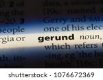 Small photo of gerund gerund concept.