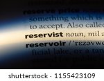 Small photo of reservist word in a dictionary. reservist concept.