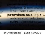 Small photo of promiscuous word in a dictionary. promiscuous concept.