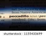 Small photo of peccadillo word in a dictionary. peccadillo concept.
