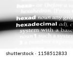 Small photo of hexadecimal word in a dictionary. hexadecimal concept.